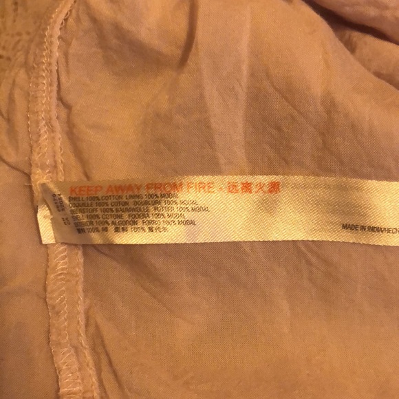 Free People Cotton Dress in dusty rose L - Picture 9 of 10